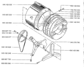 Схема №6 LAV50700 с изображением Емкоть для порошка для стиралки Aeg 8991106053004